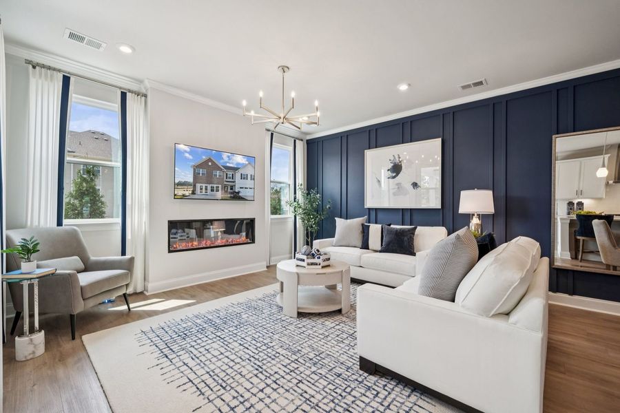 Family Room with Fireplace