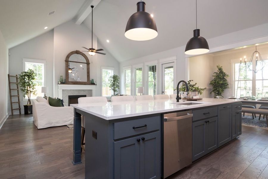 Representative furnished interior of a home built from the The Julia by Reece Homes in Pebble Creek, College Station (Image 14).