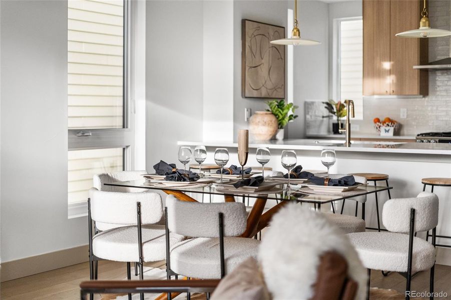 Furnished interior view inside a new home in , Denver (Image 32).