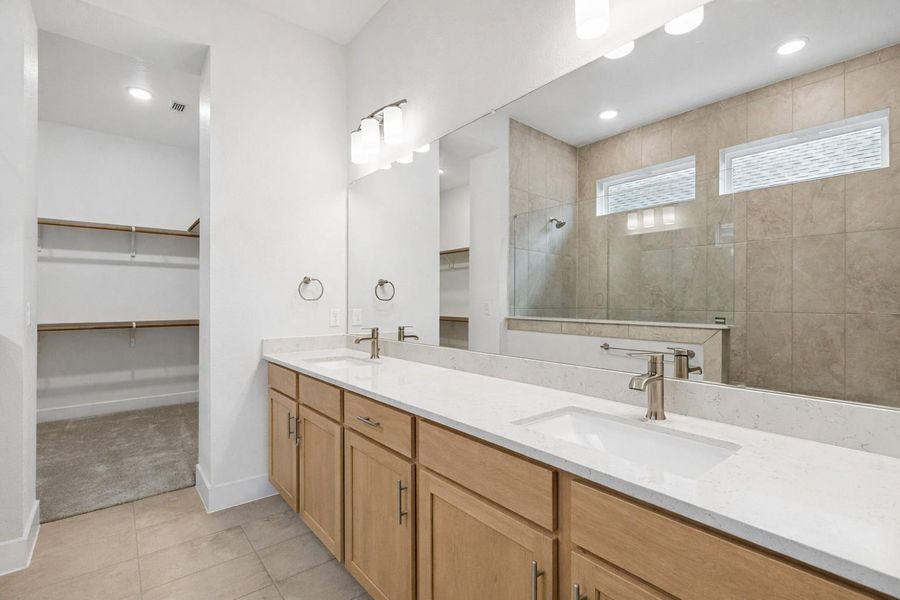 Interior Owner's Bathroom Rendering with Shoreline