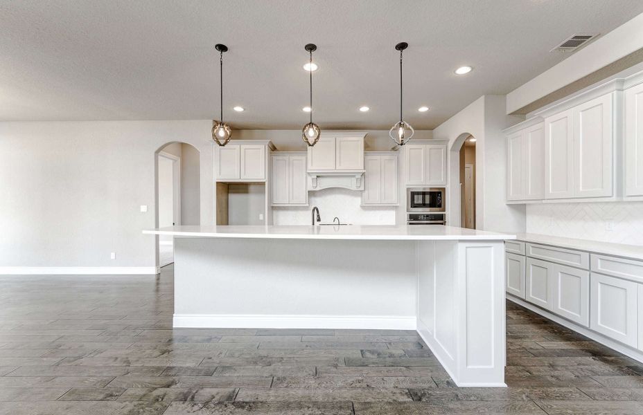 Representative furnished interior of a home built from the 3799 by Ravenna Homes in Artavia 70′, Conroe (Image 14).