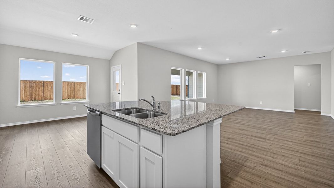 Representative furnished interior of a home built from the Fiedor by D.R. Horton in Windrose, Pilot Point (Image 5). Representative furnished interior of a home built from the Fiedor by D.R. Horton in Windrose, Pilot Point (Image 5).