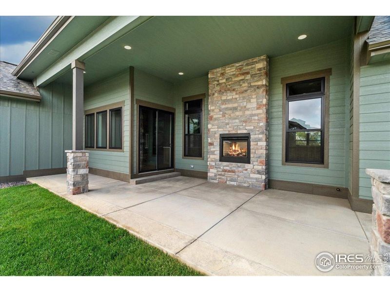 Front exterior of a new home in , Berthoud, CO, highlighting curb appeal (Image 27).