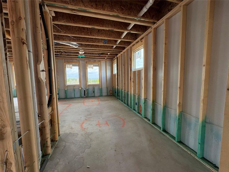 In-progress construction of a new home in Cannon Ranch, Dripping Springs, TX (Image 17).