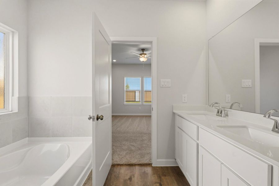 Furnished interior view inside a new home in Mirabella, Brookshire (Image 9).