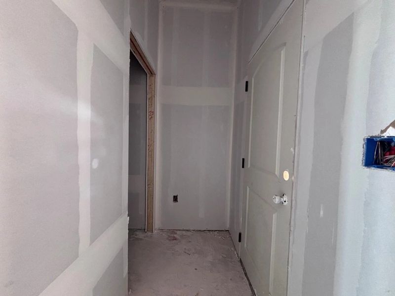 In-progress construction of a new home in The Colony 50s, Bastrop, TX (Image 8).