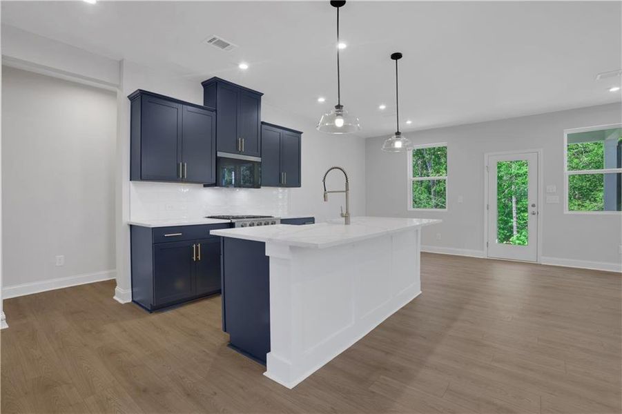 Furnished interior view inside a new home in Cambridge at Steels Bridge, Canton (Image 4).