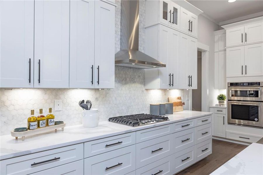 Close-up of interior finishes inside a home in Soleil Belmont Park, Canton (Image 20).