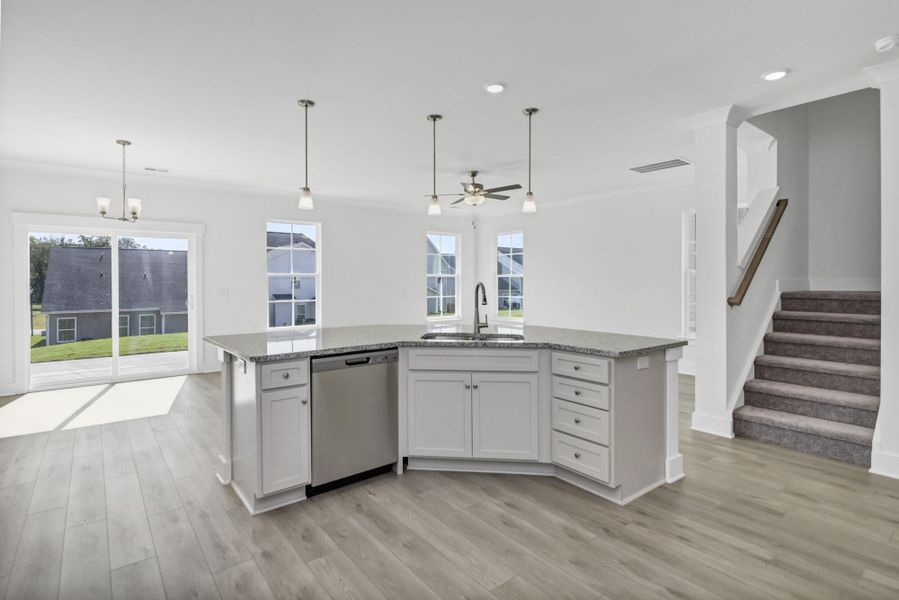 Furnished interior view inside a new home in Ashton Lakes, Lexington (Image 14).