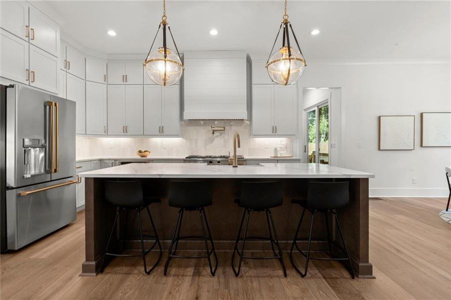 Furnished interior view inside a new home in , Canton (Image 63).