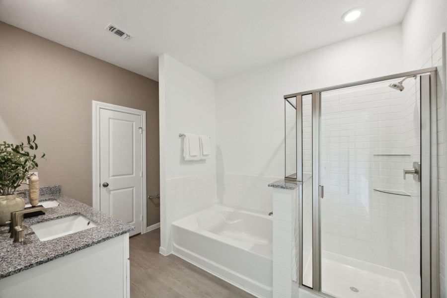 Furnished interior view inside a new home in Windcress, Cove (Image 7).