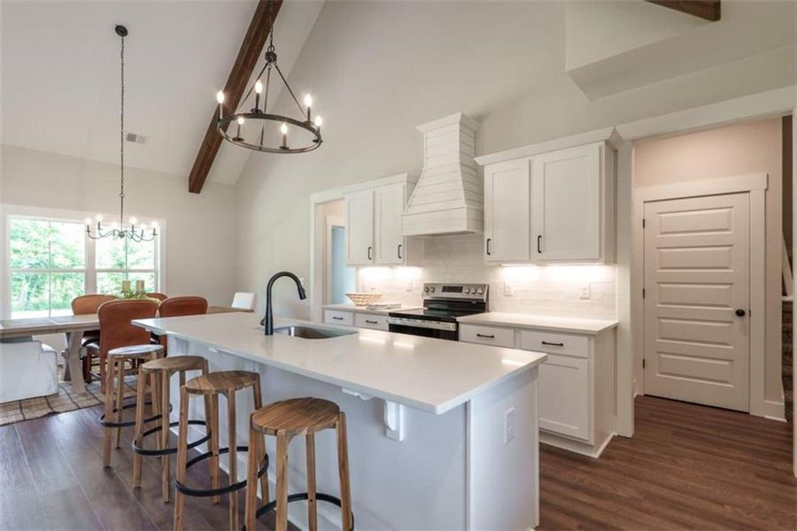 Furnished interior view inside a new home in , Social Circle (Image 9).