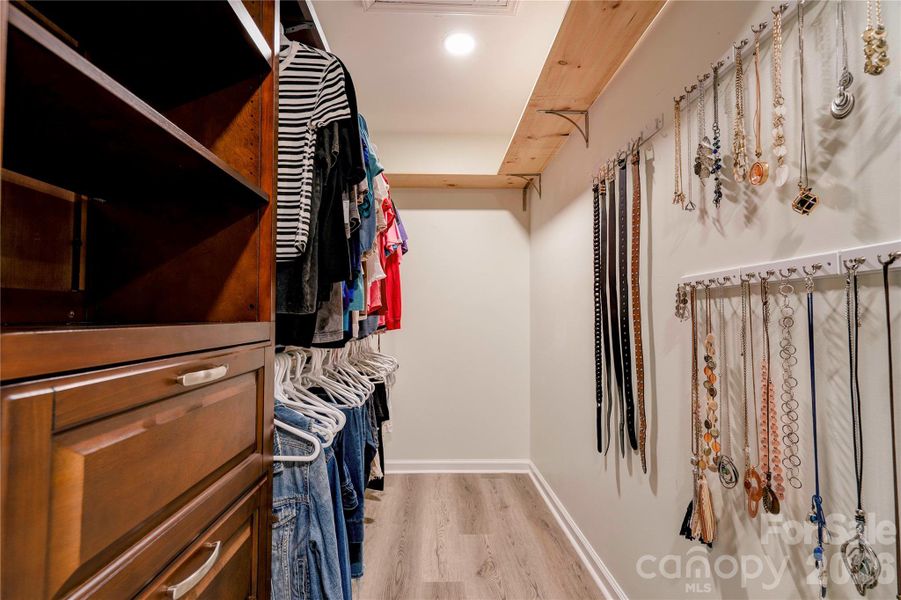 Primary Walk In Closet
