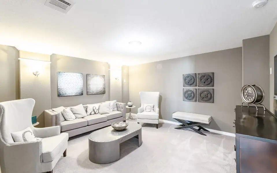 Furnished interior view inside a new home in Sunfield, Buda (Image 14). Furnished interior view inside a new home in Sunfield, Buda (Image 14).