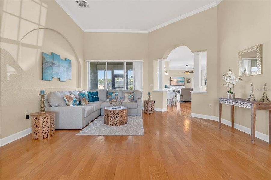 Furnished interior view inside a new home in , Lakeland (Image 5). Furnished interior view inside a new home in , Lakeland (Image 5).