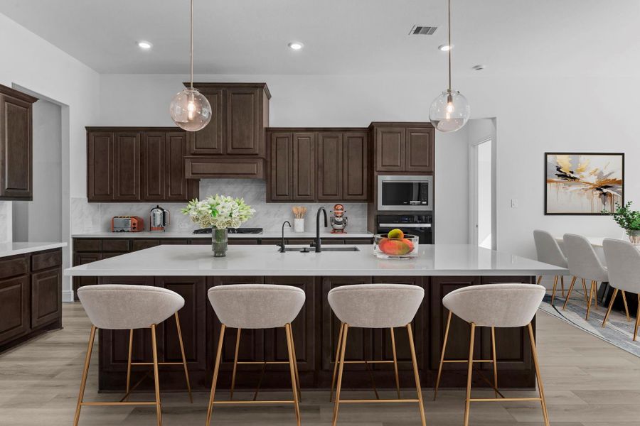 Furnished interior view inside a new home in Chambers Creek, Willis (Image 7).
