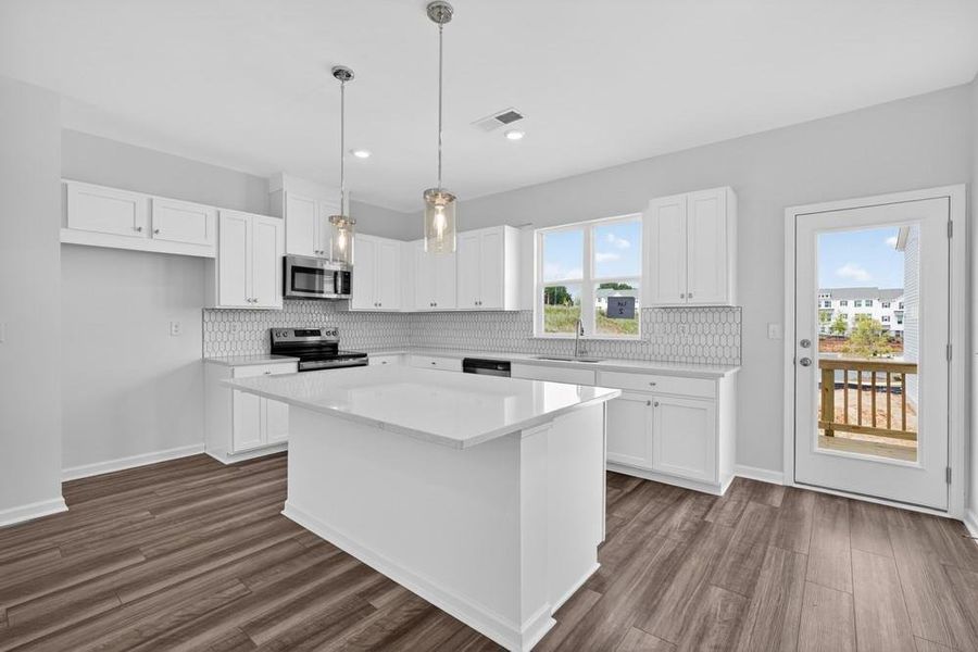 Furnished interior view inside a new home in Chandler Run, Tucker (Image 6). Furnished interior view inside a new home in Chandler Run, Tucker (Image 6).
