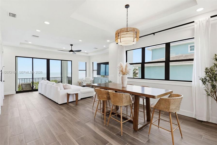 Furnished interior view inside a new home in , Melbourne Beach (Image 73).
