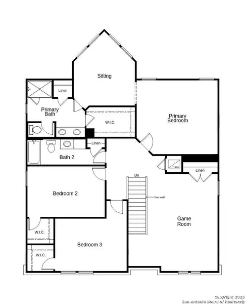 2D floor plan layout of this home in Hidden Bluffs at TRP, San Antonio, TX (Image 3). 2D floor plan layout of this home in Hidden Bluffs at TRP, San Antonio, TX (Image 3).