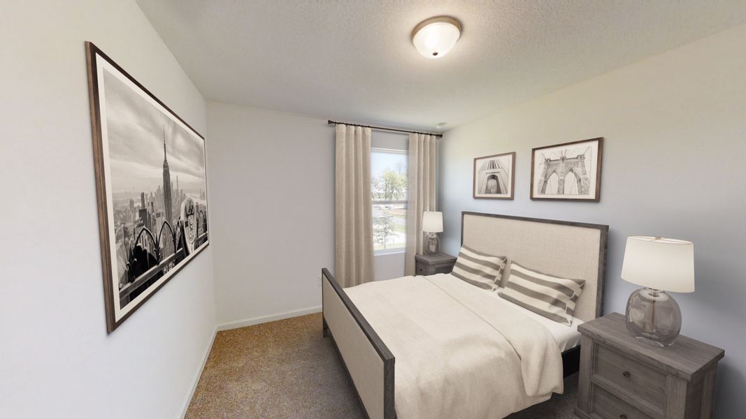 Representative furnished interior of a home built from the Palomar by Starlight Homes in The Meadows, Mebane (Image 10).