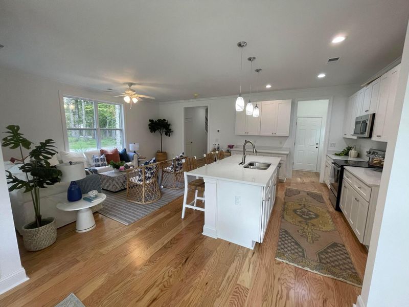 Furnished interior view inside a new home in , Summerville (Image 4).