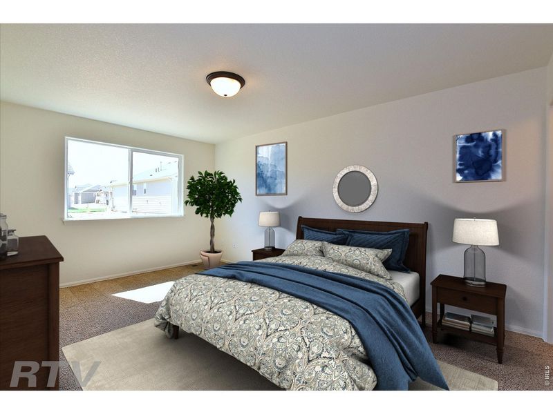 Furnished interior view inside a new home in , Greeley (Image 10).