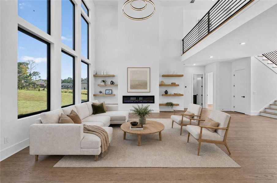 Furnished interior view inside a new home in , Auburn (Image 8). Furnished interior view inside a new home in , Auburn (Image 8).