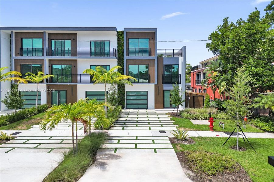 Front exterior of a new home in , Fort Lauderdale, FL, highlighting curb appeal (Image 27). Front exterior of a new home in , Fort Lauderdale, FL, highlighting curb appeal (Image 27).