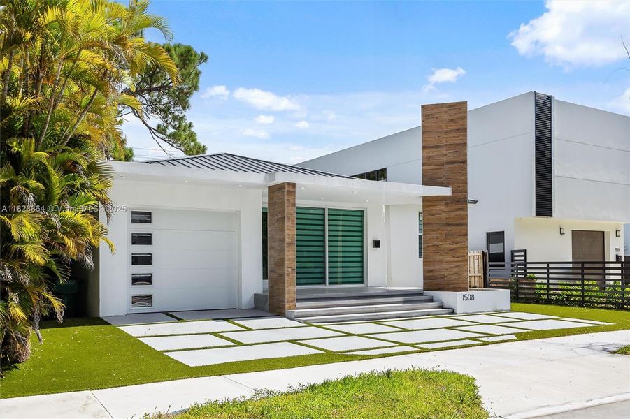 Front exterior of a new home in , Miami, FL, highlighting curb appeal (Image 20).