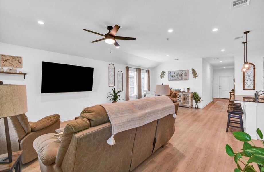 Furnished interior view inside a new home in Riverwood Ranch, Angleton (Image 7).