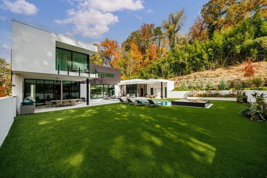 Exterior details and patio area of a home in , Atlanta (Image 33). Exterior details and patio area of a home in , Atlanta (Image 33).