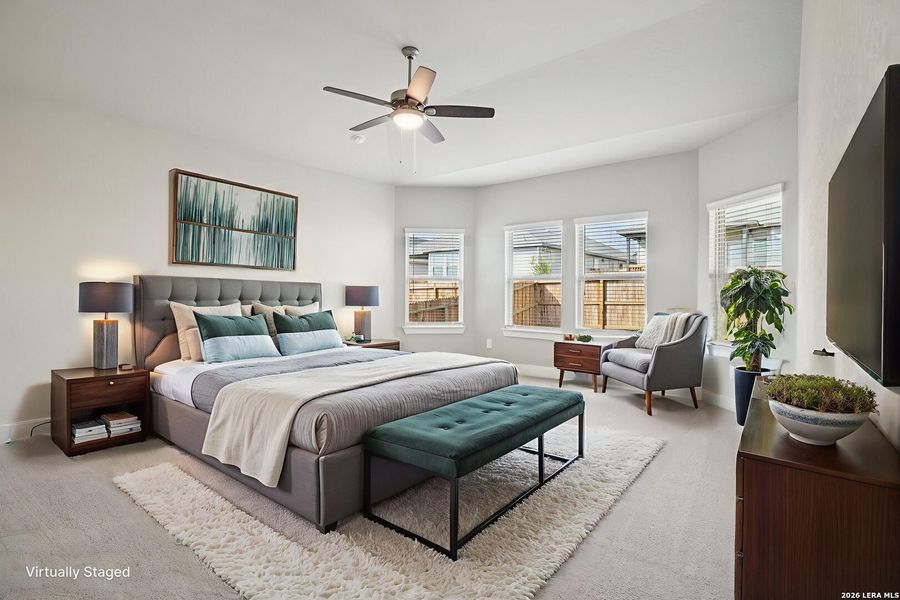 Furnished interior view inside a new home in Lark Canyon, New Braunfels (Image 12).