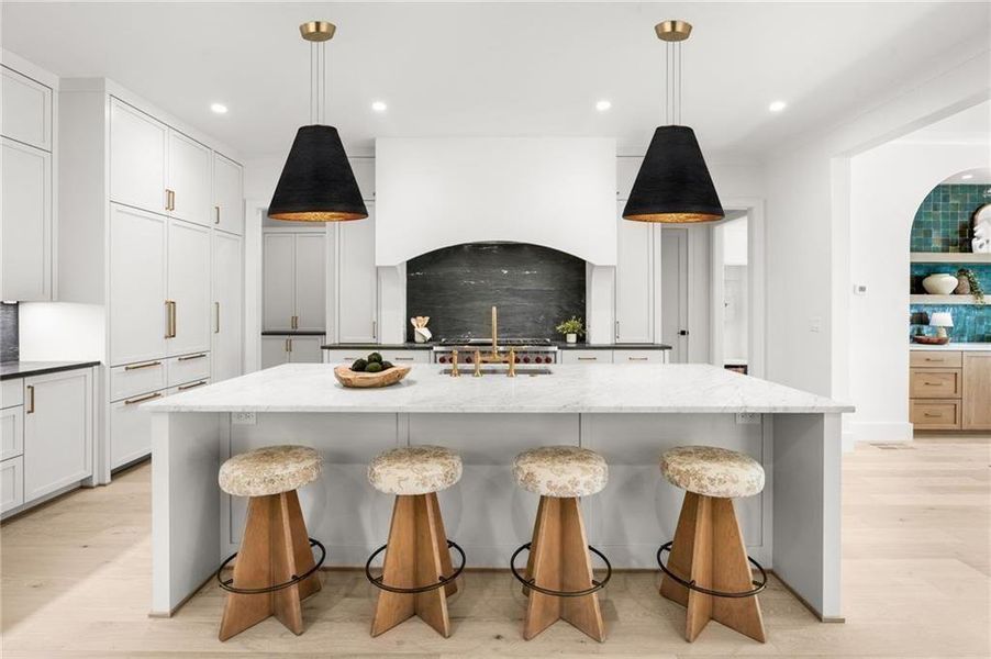 Furnished interior view inside a new home in , Atlanta (Image 29).