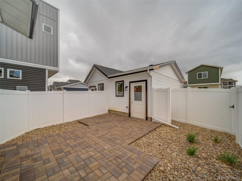 Exterior details and patio area of a home in , Commerce City (Image 1). Exterior details and patio area of a home in , Commerce City (Image 1).