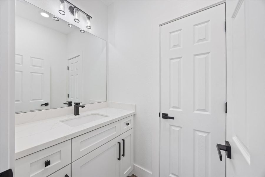 Furnished interior view inside a new home in , Houston (Image 18).