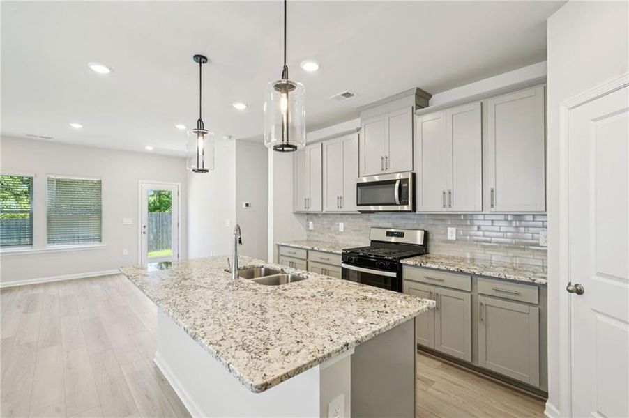 Furnished interior view inside a new home in , Conyers (Image 6).