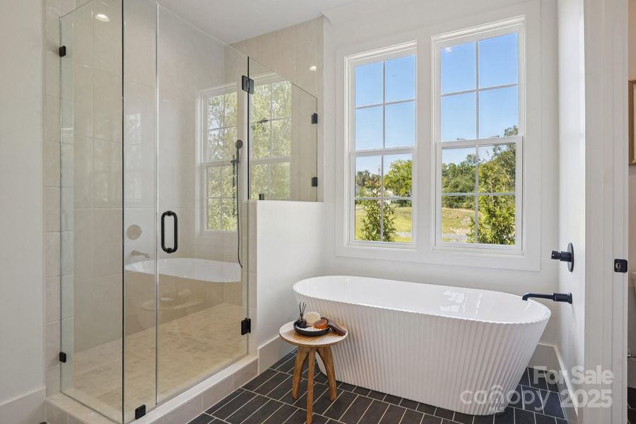 Furnished interior view inside a new home in , Huntersville (Image 6).