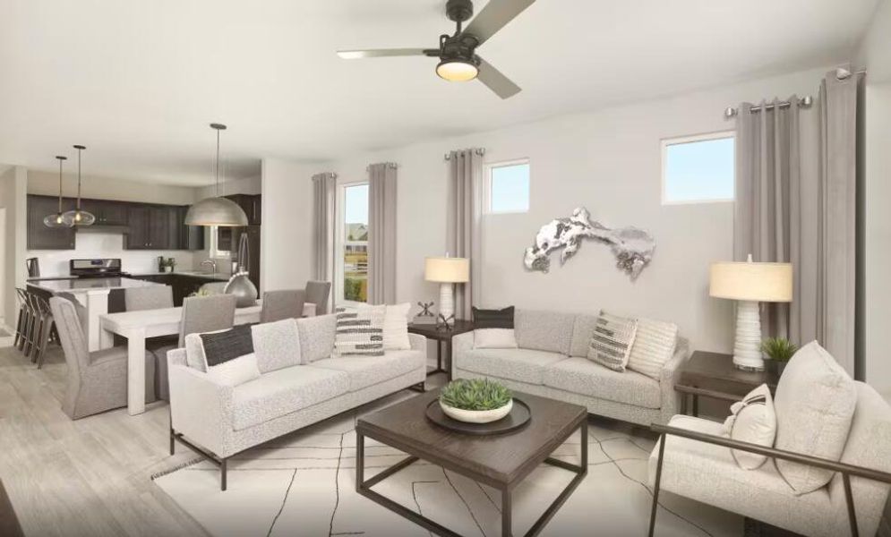 Furnished interior view inside a new home in , Charleston (Image 4). Furnished interior view inside a new home in , Charleston (Image 4).