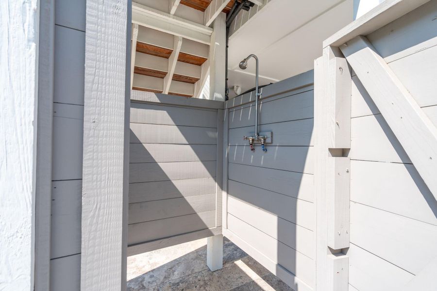 Exterior details and patio area of a home in , Isle Of Palms (Image 28).
