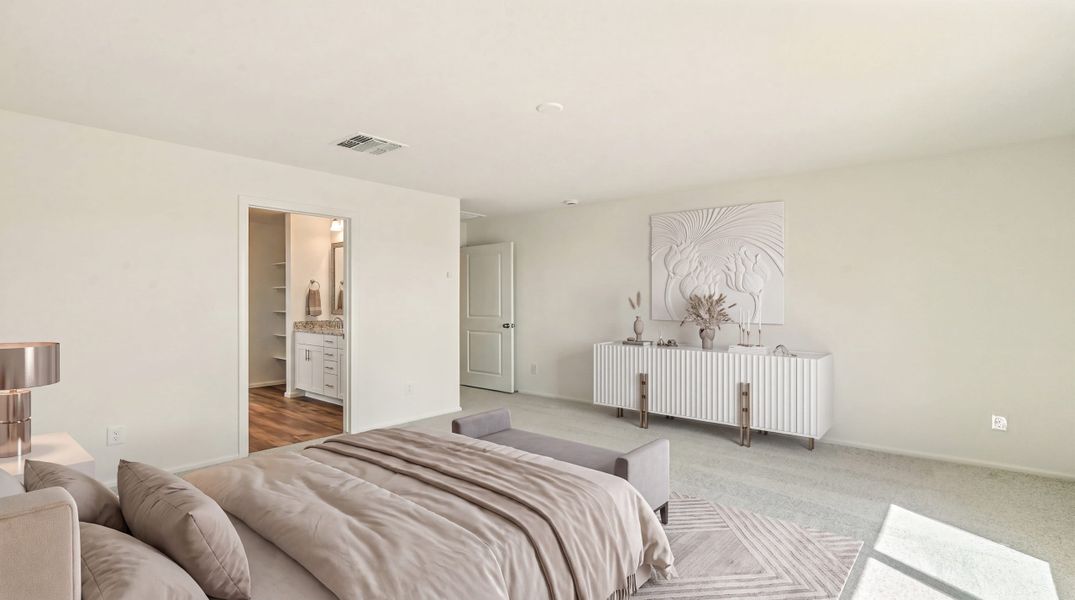 Furnished interior view inside a new home in Cross Creek Ranch, Coolidge (Image 12).