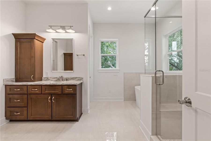 Furnished interior view inside a new home in , Tampa (Image 32).