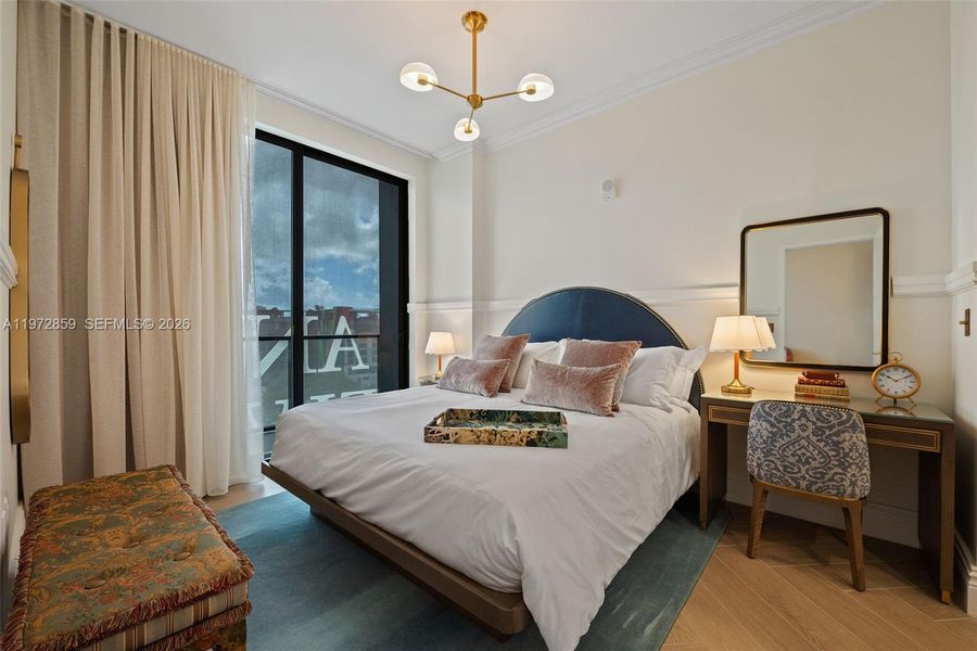Furnished interior view inside a new home in , Miami (Image 11). Furnished interior view inside a new home in , Miami (Image 11).