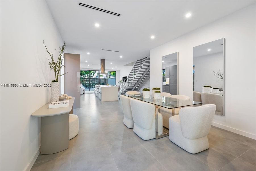 Furnished interior view inside a new home in , Miami (Image 23).