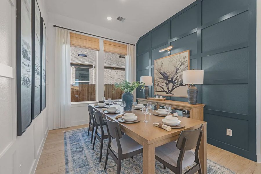 Furnished interior view inside a new home in Blue Heron, Mont Belvieu (Image 12).