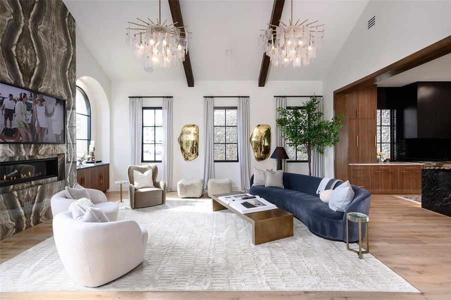 Furnished interior view inside a new home in , Westlake (Image 25).