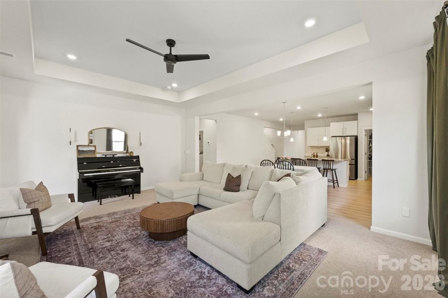 Furnished interior view inside a new home in Bailey's Run, Rock Hill (Image 40).