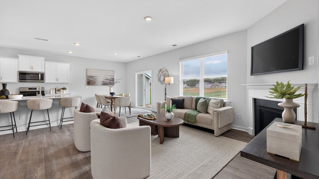 Furnished interior view inside a new home in Laurelbrook, Sherrills Ford (Image 10).