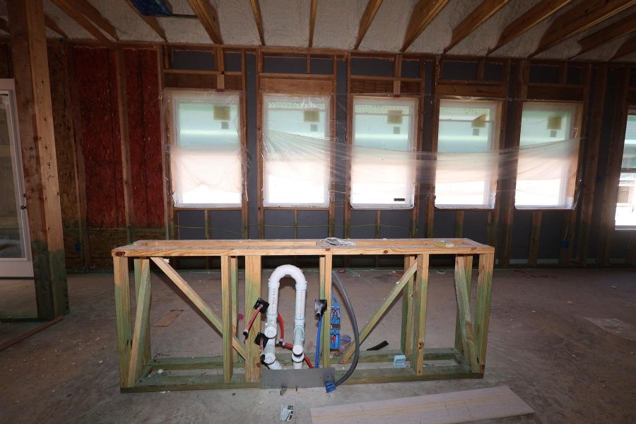 In-progress construction of a new home in The Grand Prairie - Meadow Collection, Waller, TX (Image 9).