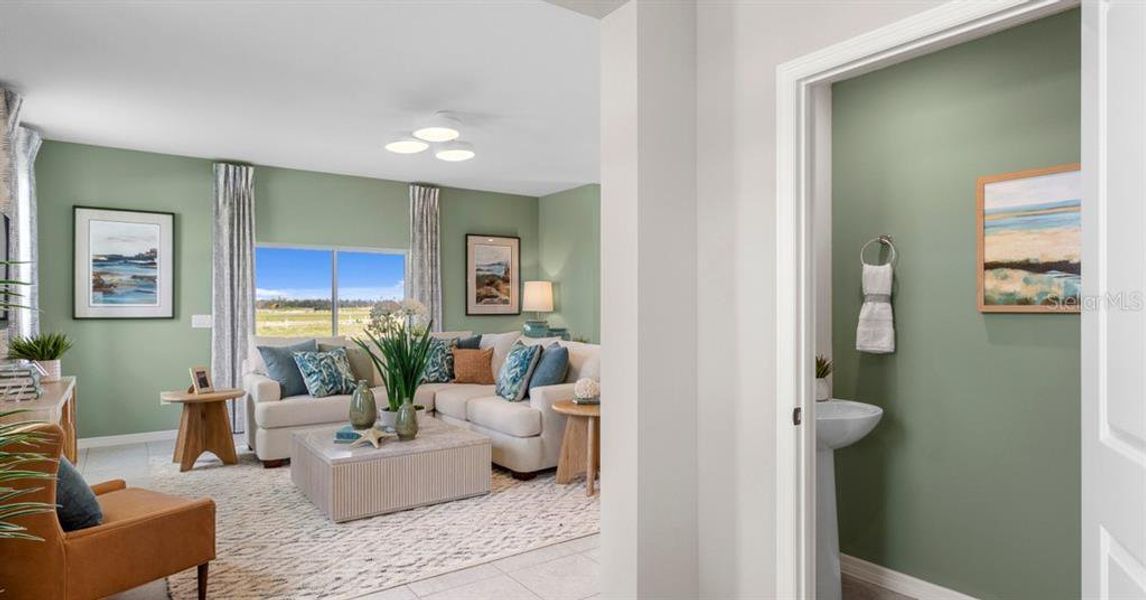 Furnished interior view inside a new home in Oakfield Trails, Parrish (Image 12).