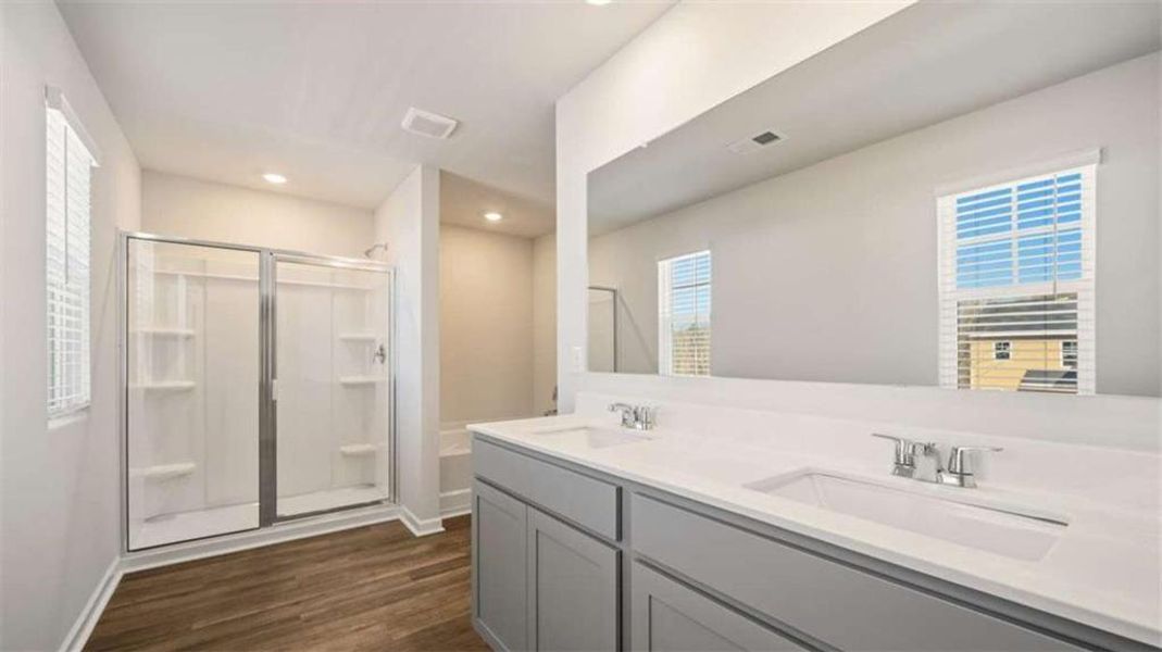 Furnished interior view inside a new home in , Locust Grove (Image 10).